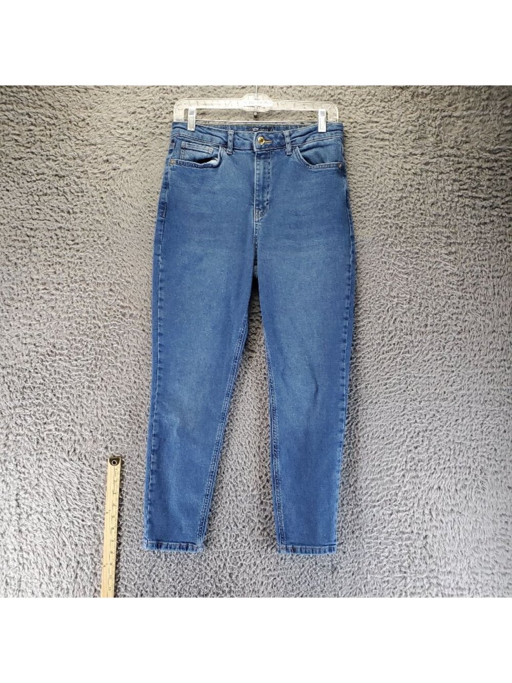 LC Waikiki Jeans Womens 30 Blue Slim Mom Stretch Denim *Read*